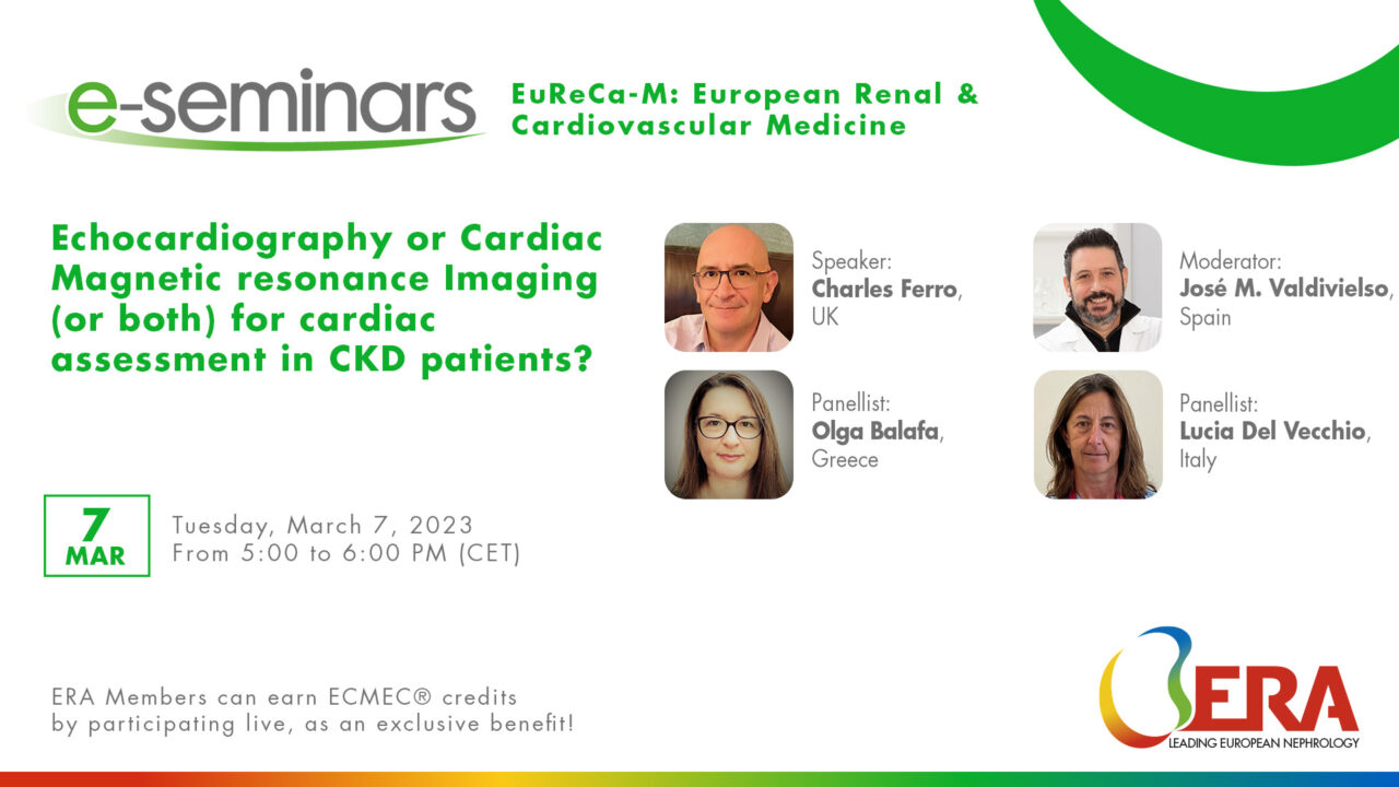Echocardiography or Cardiac Magnetic resonance Imaging (or both) for cardiac assessment in CKD patients?